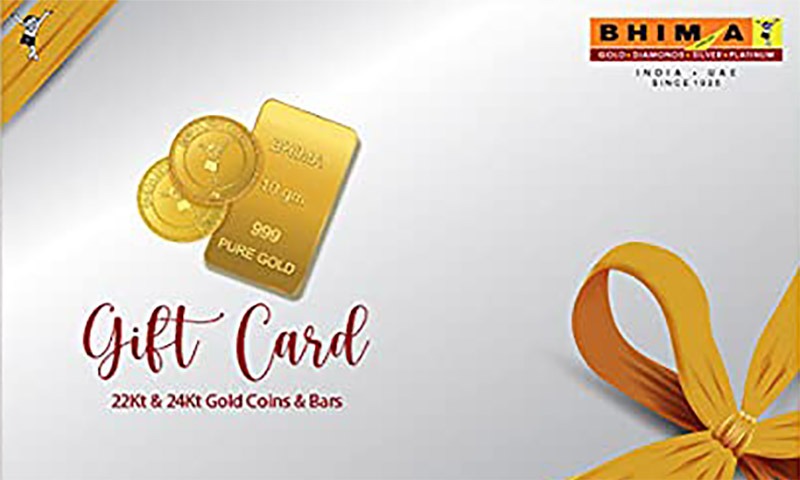 Bhima Jewellers-Coin Gift Card(Applicable on Coin & Jewellery)