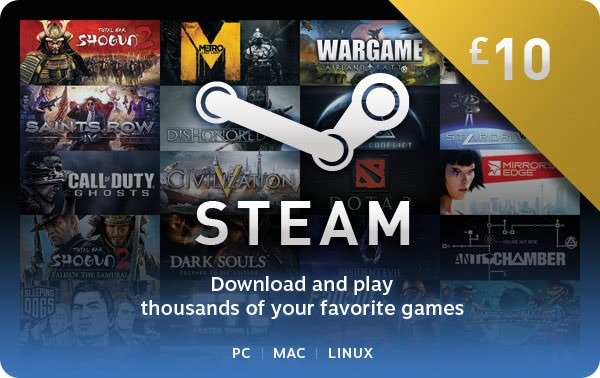 Steam E-Gift Voucher